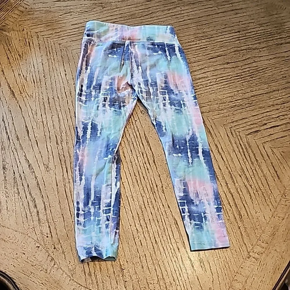 Girls Tie Dye leggings size 6 Justice